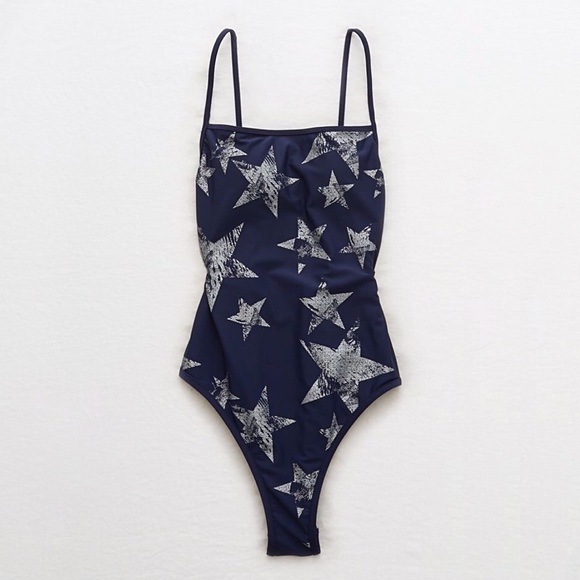 aerie Other - SOLD! ❤️ Aerie Apron Navy Stars One-Piece Swimsuit